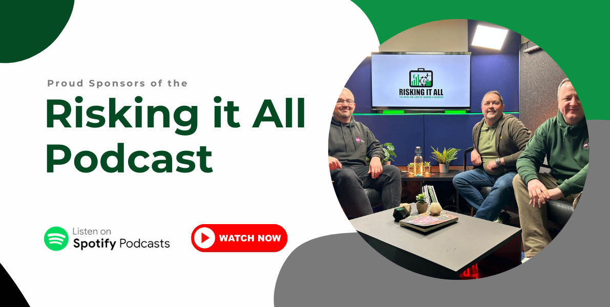 Risking it all podcast promotion